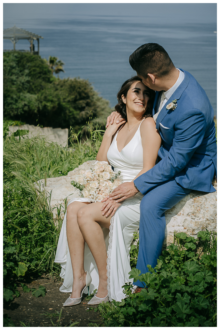 Wedding Portraits in Palos Verdes Estates, Los Angeles, California