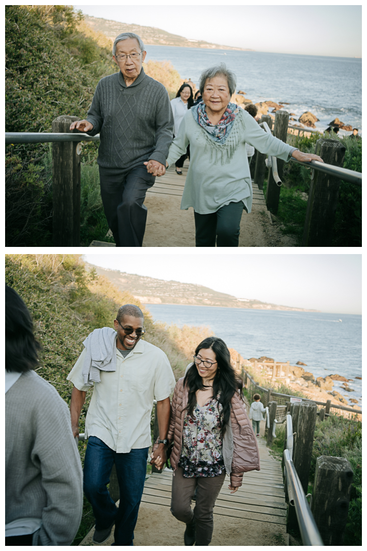 Multigeneration Family Photos at Terranea Resort and Beach in Palos Verdes, Los Angeles, California