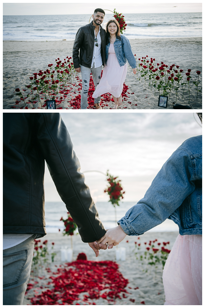 Surprise Proposal at Palos Verdes Estates, Los Angeles, California 