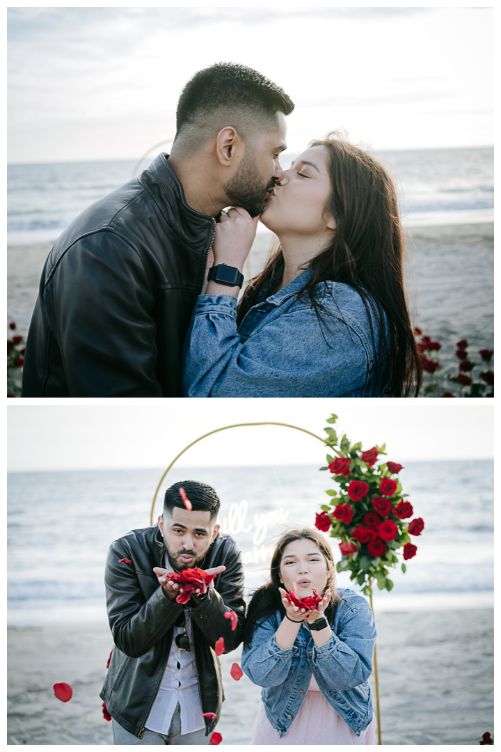 Surprise Proposal at Palos Verdes Estates, Los Angeles, California 