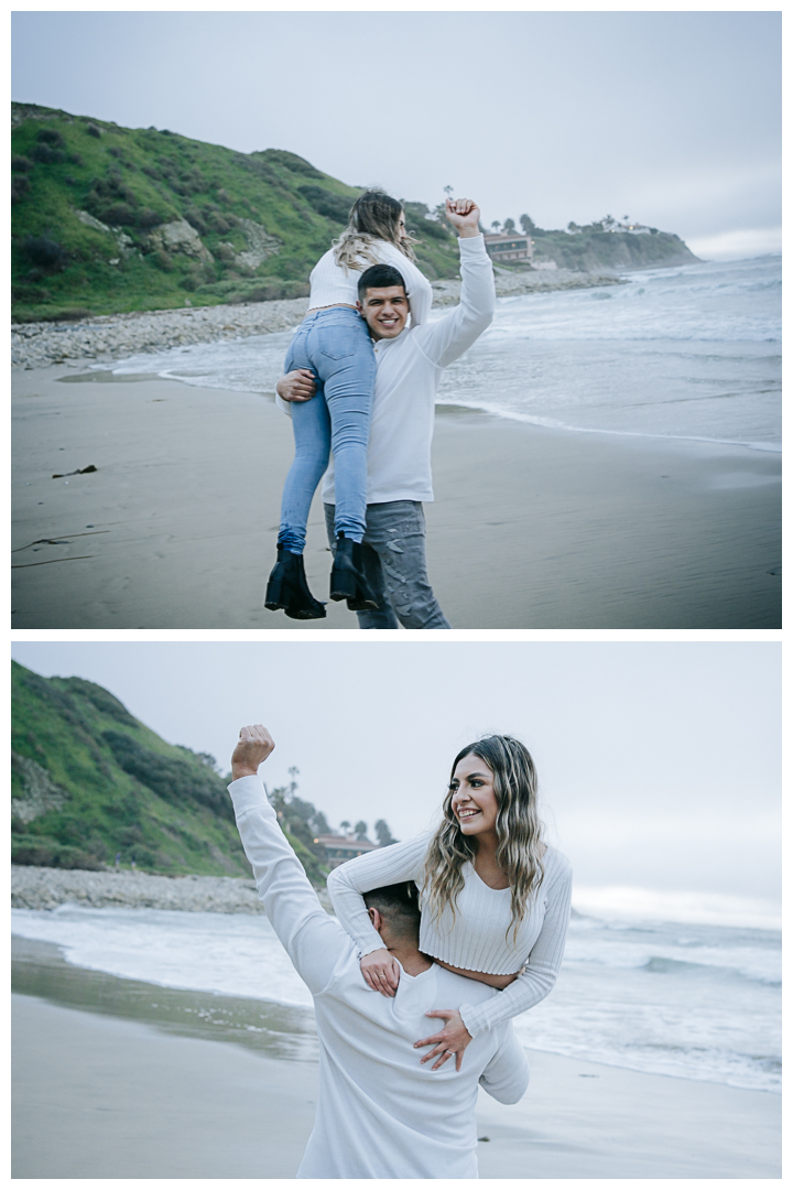 Surprise Proposal at Palos Verdes Estates, Los Angeles, California 