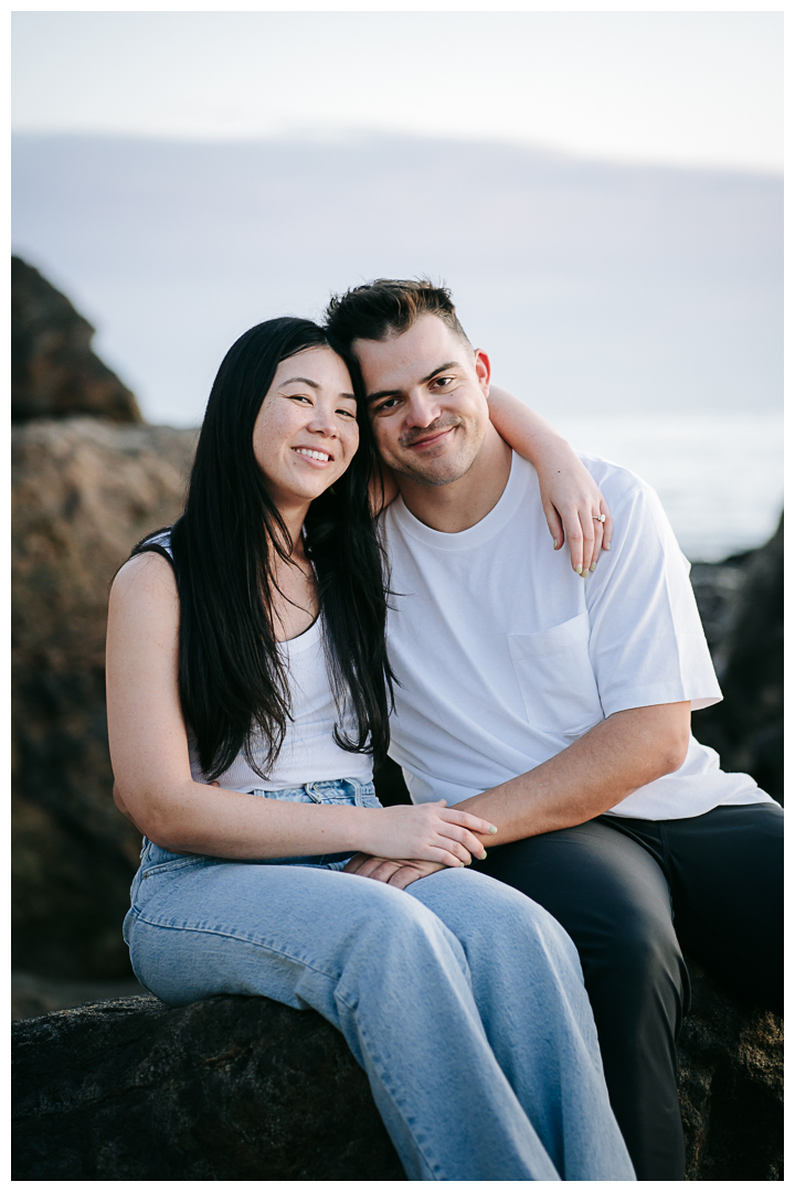 Surprise Proposal at Point Dume in Malibu, Los Angeles, California 