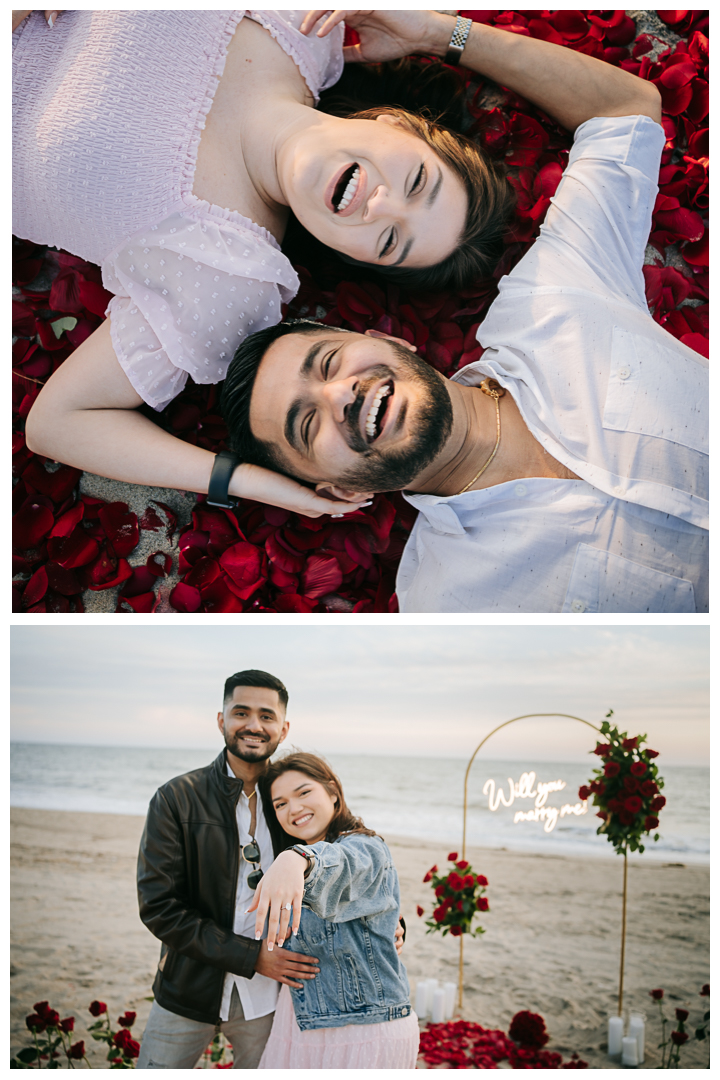 Surprise Proposal at Palos Verdes Estates, Los Angeles, California 