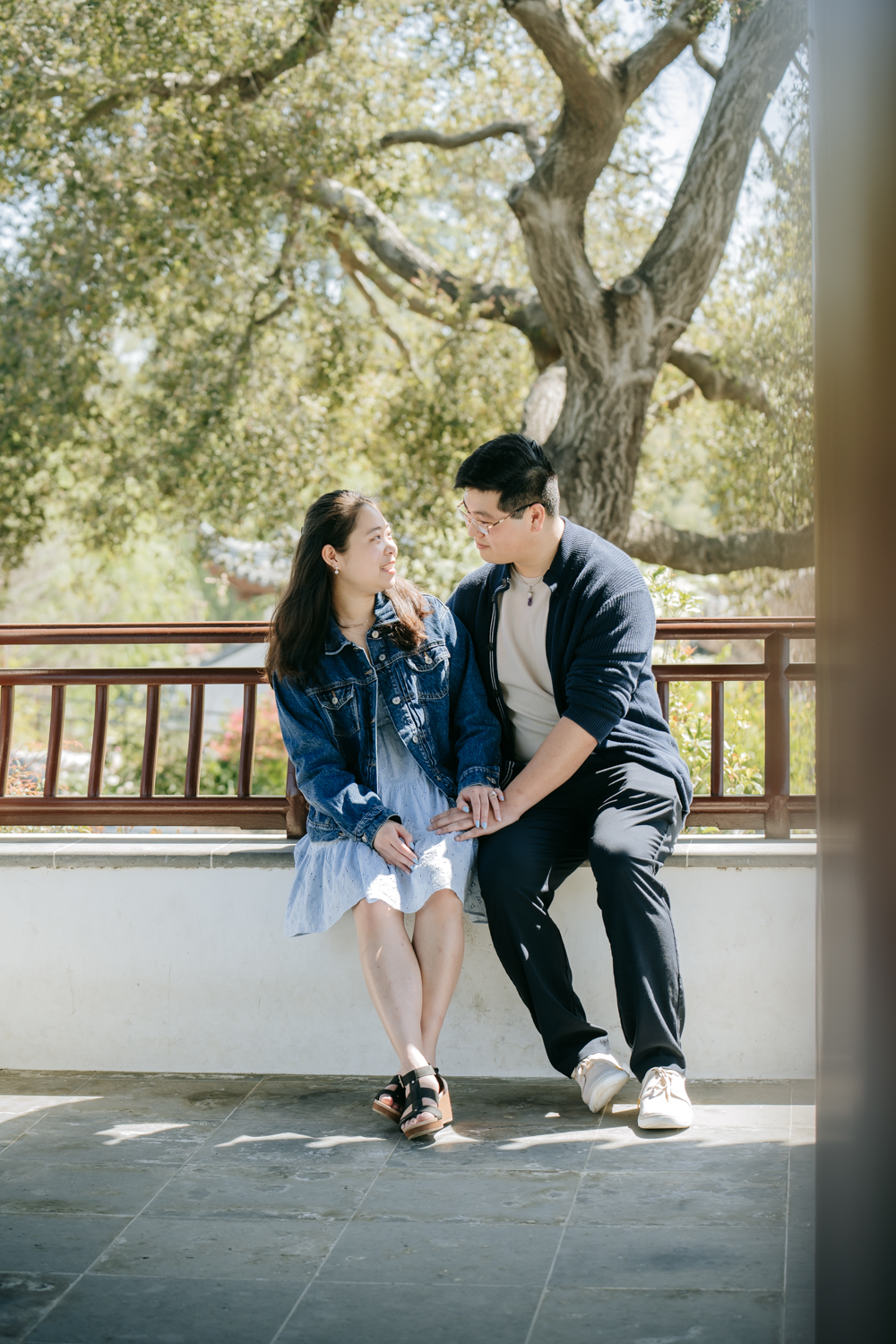 Surprise Marriage Proposal at Huntington Library in San Marino, Los Angeles, California