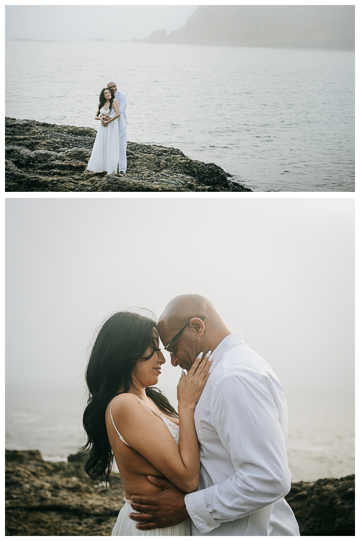 Maternity Photoshoot at Crescent Bay Beach, Laguna Beach, California