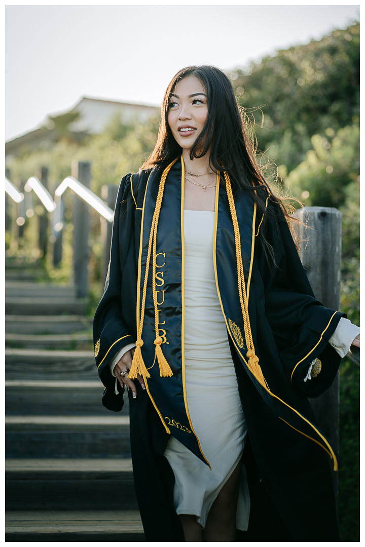 CSULB College Graduation Family Photos in Palos Verdes Estates, Los Angeles, California