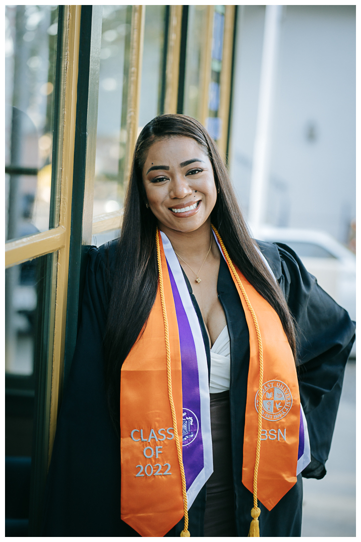 Graduation Portraits at Malaga Cove Plaza in Palos Verdes, Los Angeles, California