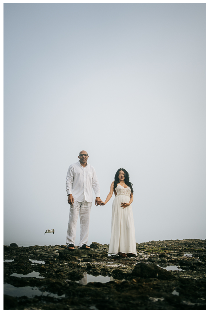 Maternity Photoshoot at Crescent Bay Beach, Laguna Beach, California