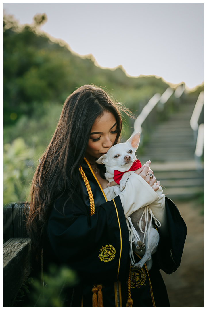 CSULB College Graduation Family Photos in Palos Verdes Estates, Los Angeles, California