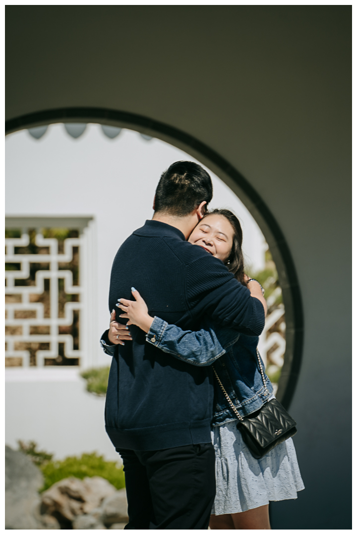 Surprise Marriage Proposal at Huntington Library in San Marino, Los Angeles, California