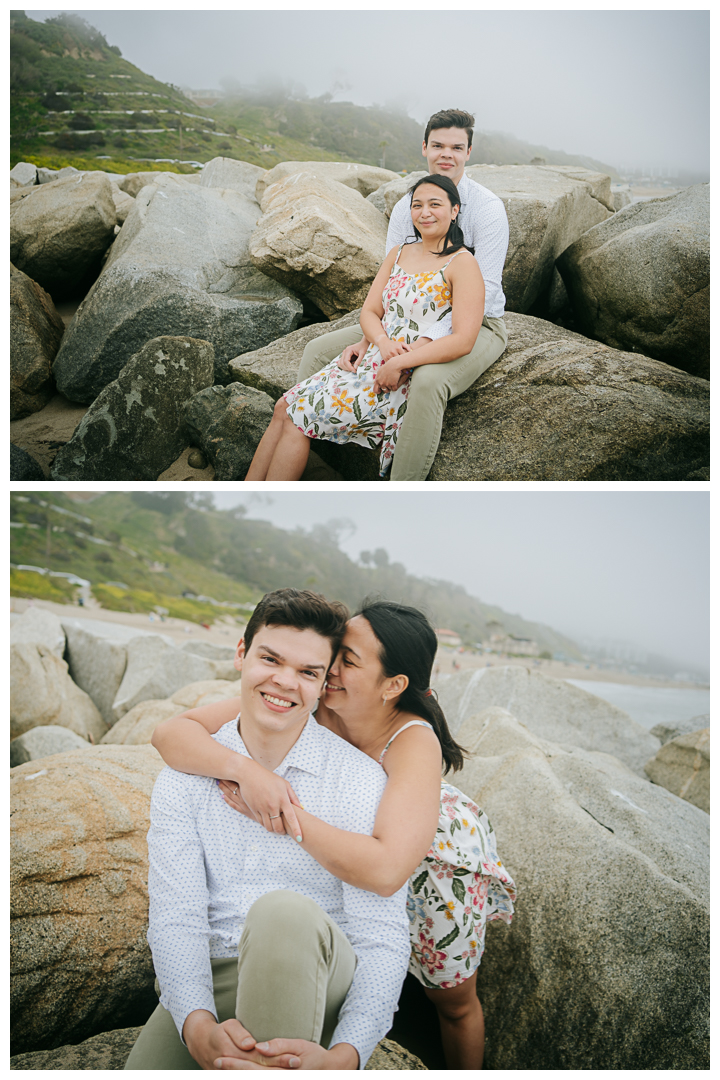 Couples Portraits at Will Rogers State Beach in Santa Monica, Los Angeles, California