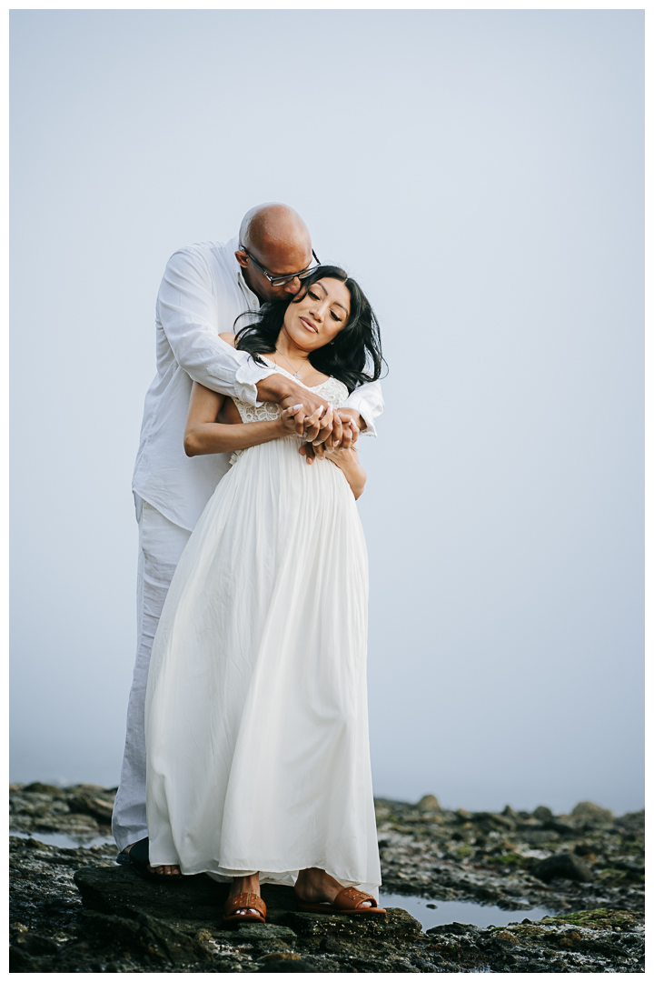 Maternity Photoshoot at Crescent Bay Beach, Laguna Beach, California