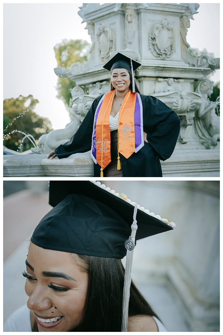 Graduation Portraits at Malaga Cove Plaza in Palos Verdes, Los Angeles, California