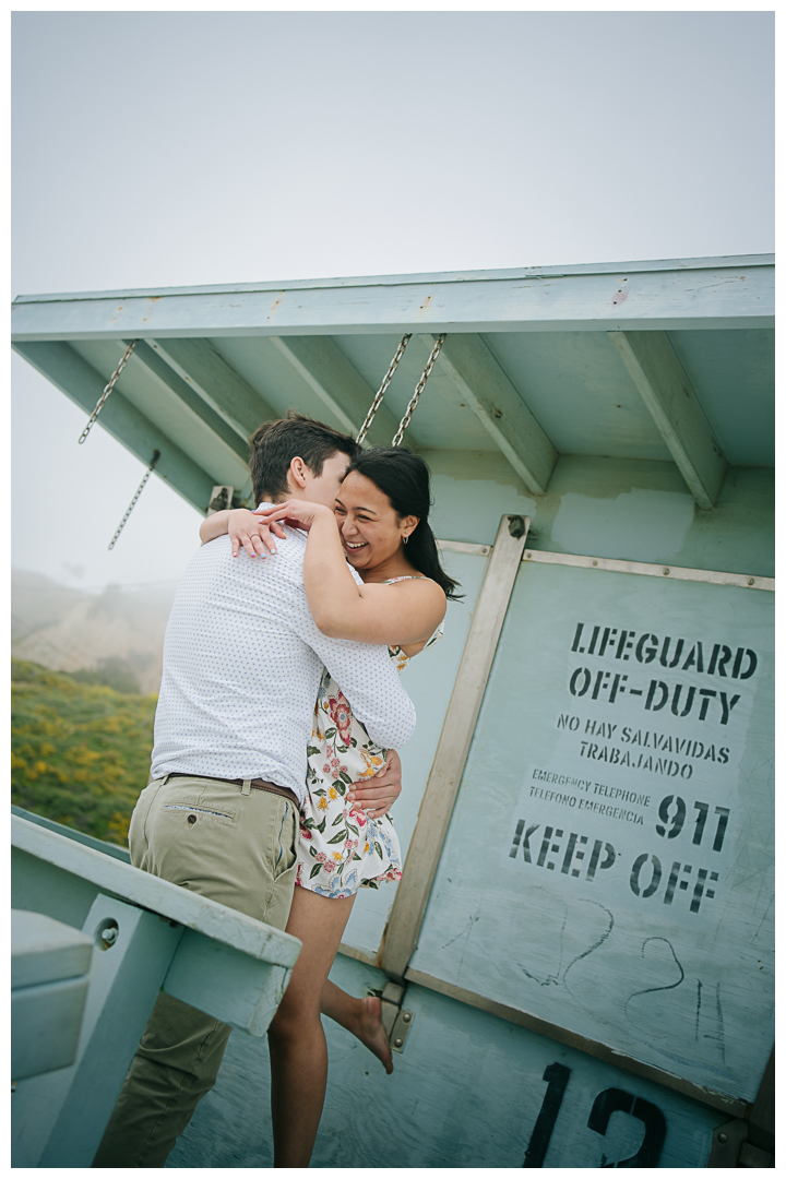 Couples Portraits at Will Rogers State Beach in Santa Monica, Los Angeles, California