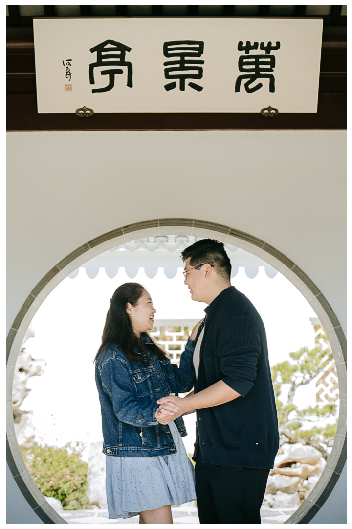 Surprise Marriage Proposal at Huntington Library in San Marino, Los Angeles, California