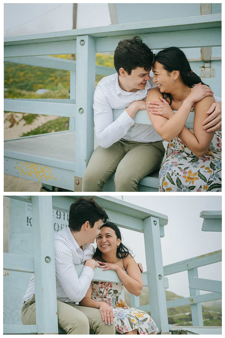 Couples Portraits at Will Rogers State Beach in Santa Monica, Los Angeles, California