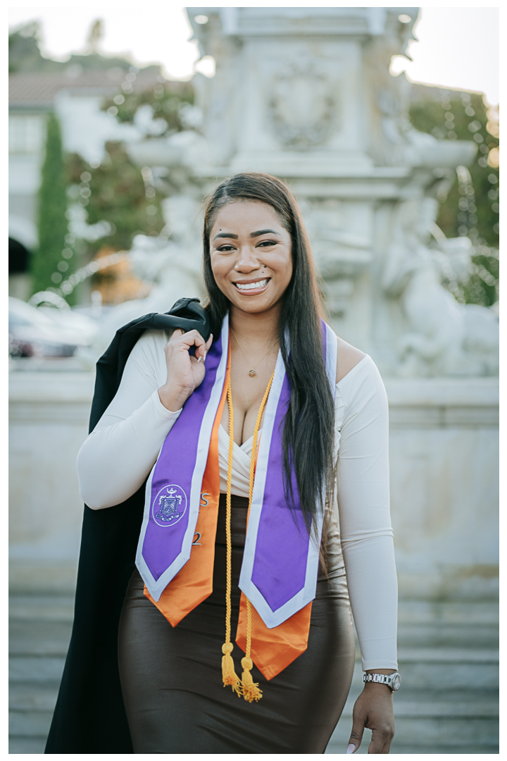 Graduation Portraits at Malaga Cove Plaza in Palos Verdes, Los Angeles, California