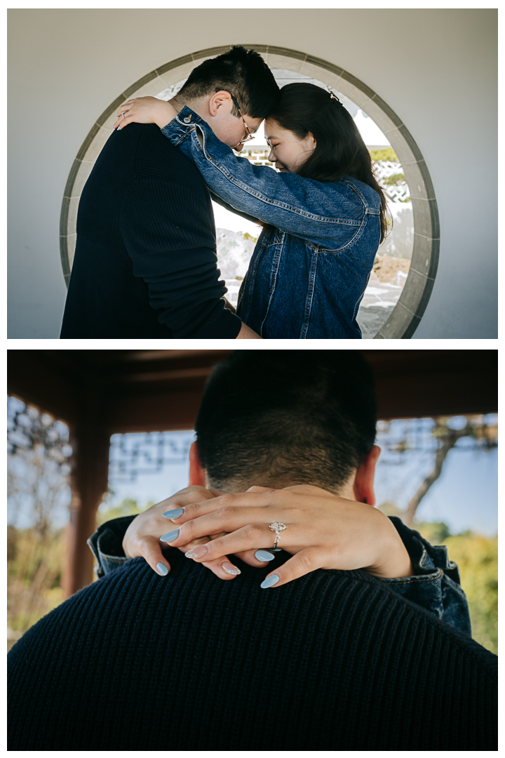 Surprise Marriage Proposal at Huntington Library in San Marino, Los Angeles, California