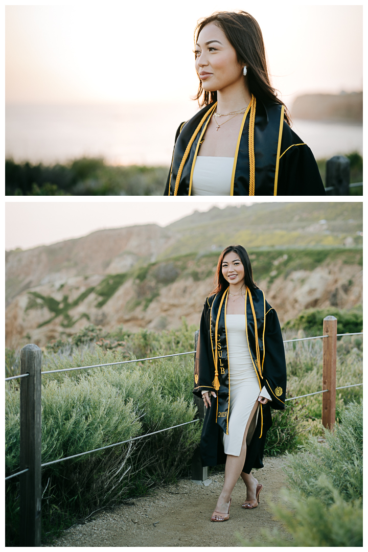 CSULB College Graduation Family Photos in Palos Verdes Estates, Los Angeles, California