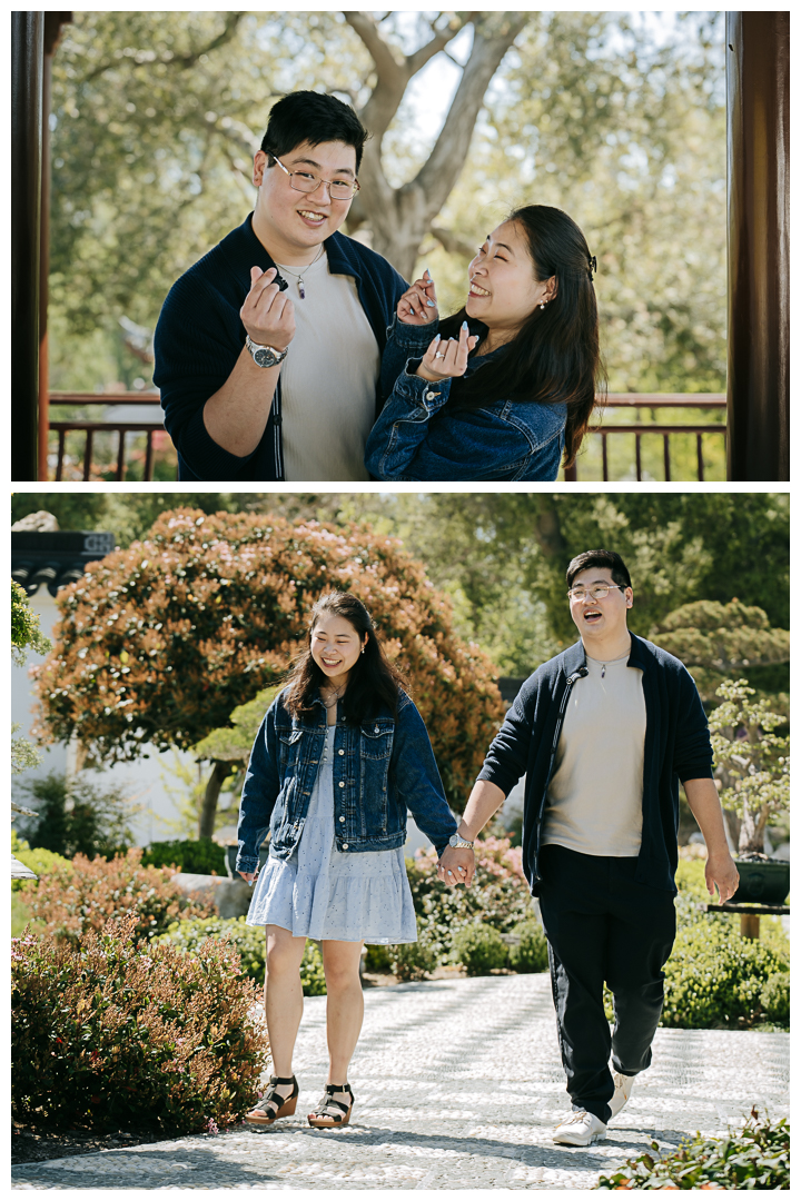 Surprise Marriage Proposal at Huntington Library in San Marino, Los Angeles, California