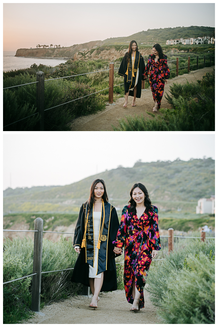 CSULB College Graduation Family Photos in Palos Verdes Estates, Los Angeles, California