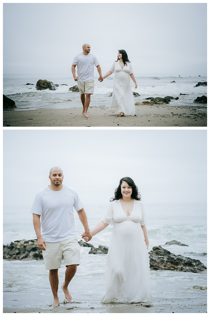 Maternity Photo session at El Matador State Beach in Malibu, Los Angeles, California