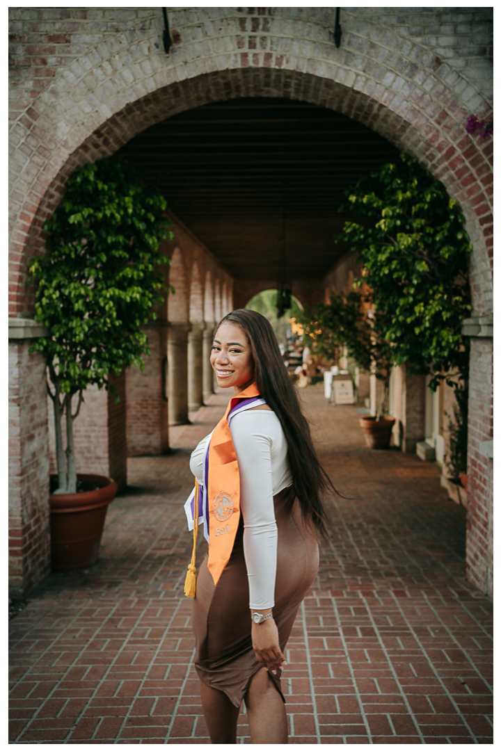 Graduation Portraits at Malaga Cove Plaza in Palos Verdes, Los Angeles, California