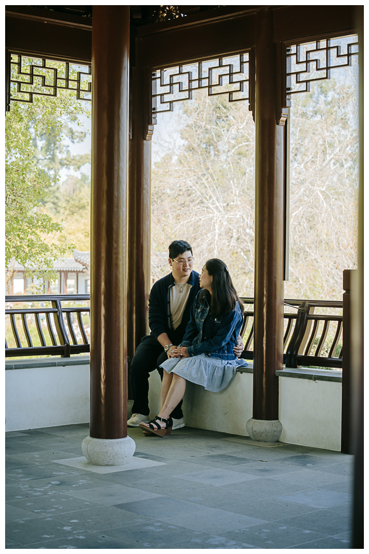 Surprise Marriage Proposal at Huntington Library in San Marino, Los Angeles, California