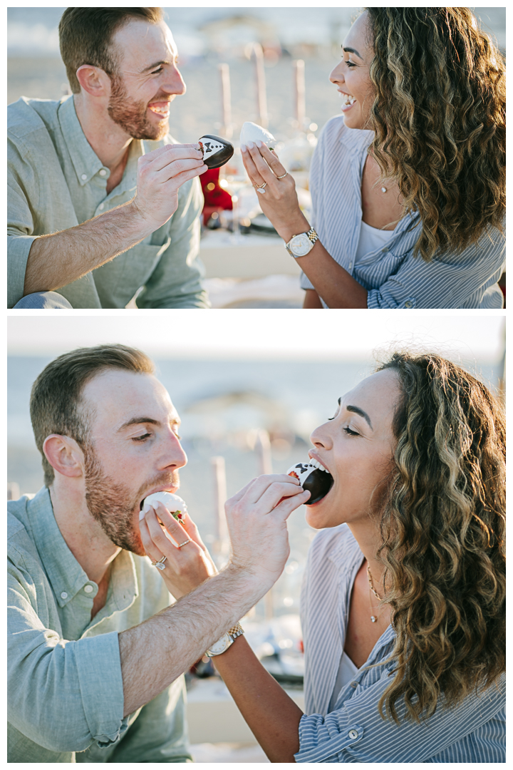 Surprise Proposal & Mini Engagement at Hermosa Beach, Los Angeles, California