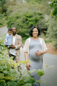 Maternity and Family Photoshoot at South Coast Botanical Garden in Palos Verdes, California