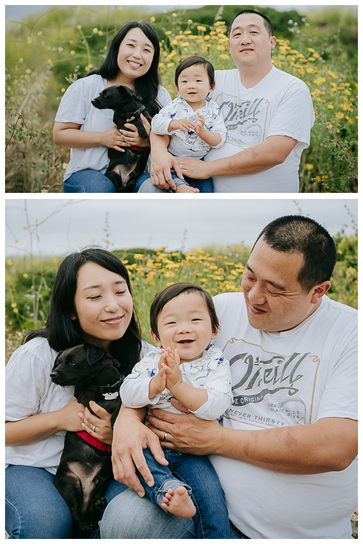 First Birthday Family Photos at Roessler Point in Palos Verdes, Los Angeles, California