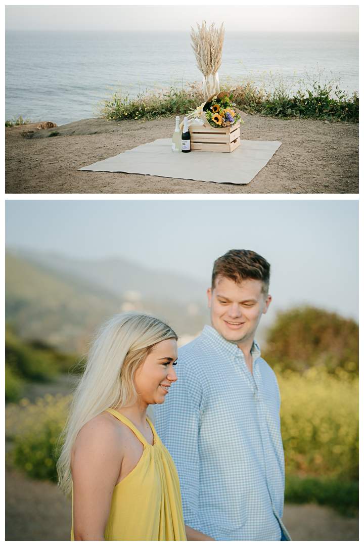 Surprise Proposal at El Matador State Beach in Malibu, Los Angeles, California