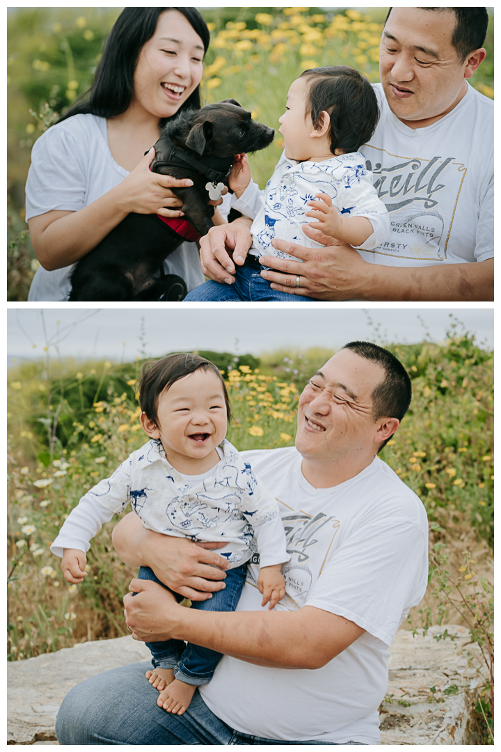 First Birthday Family Photos at Roessler Point in Palos Verdes, Los Angeles, California