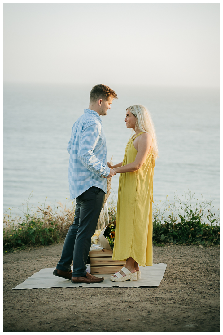 Surprise Proposal at El Matador State Beach in Malibu, Los Angeles, California