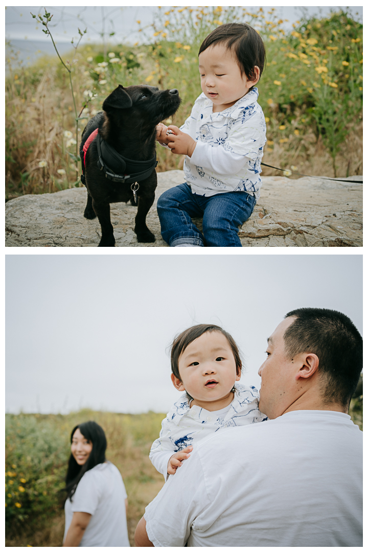 First Birthday Family Photos at Roessler Point in Palos Verdes, Los Angeles, California