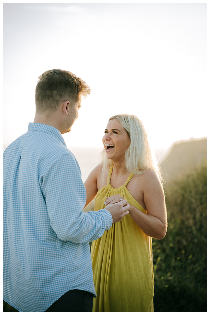 Surprise Proposal at El Matador State Beach in Malibu, Los Angeles, California