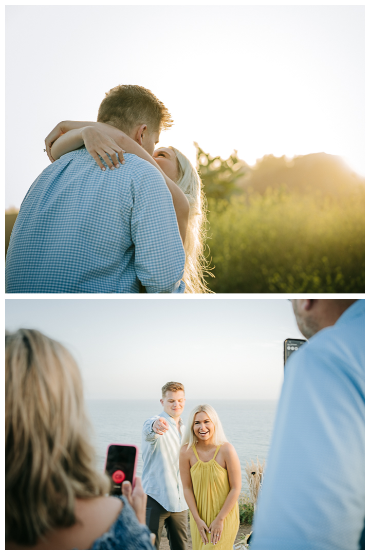 Surprise Proposal at El Matador State Beach in Malibu, Los Angeles, California