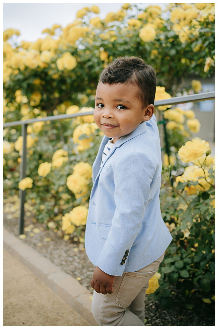 Maternity and Family Photoshoot at South Coast Botanical Garden in Palos Verdes, California