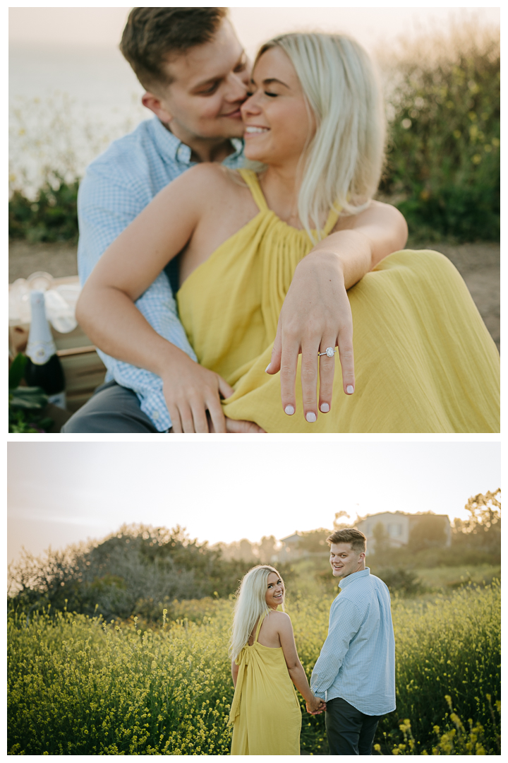 Surprise Proposal at El Matador State Beach in Malibu, Los Angeles, California