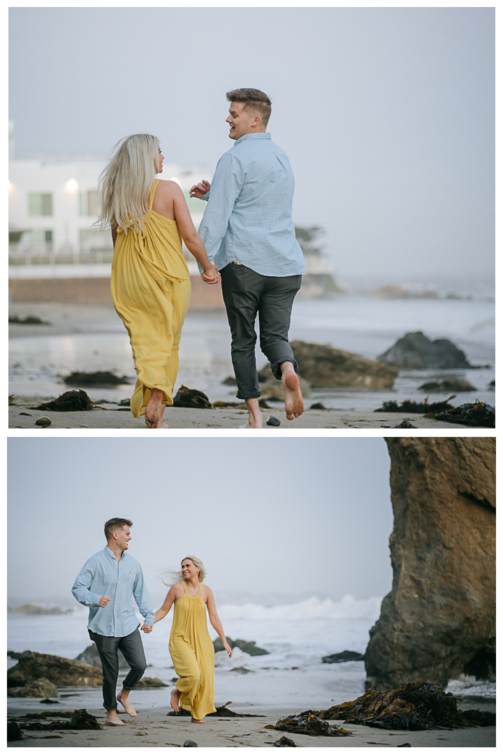 Surprise Proposal at El Matador State Beach in Malibu, Los Angeles, California