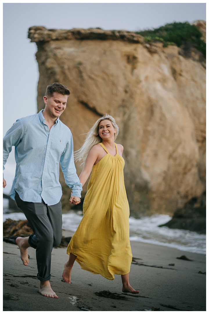 Surprise Proposal at El Matador State Beach in Malibu, Los Angeles, California