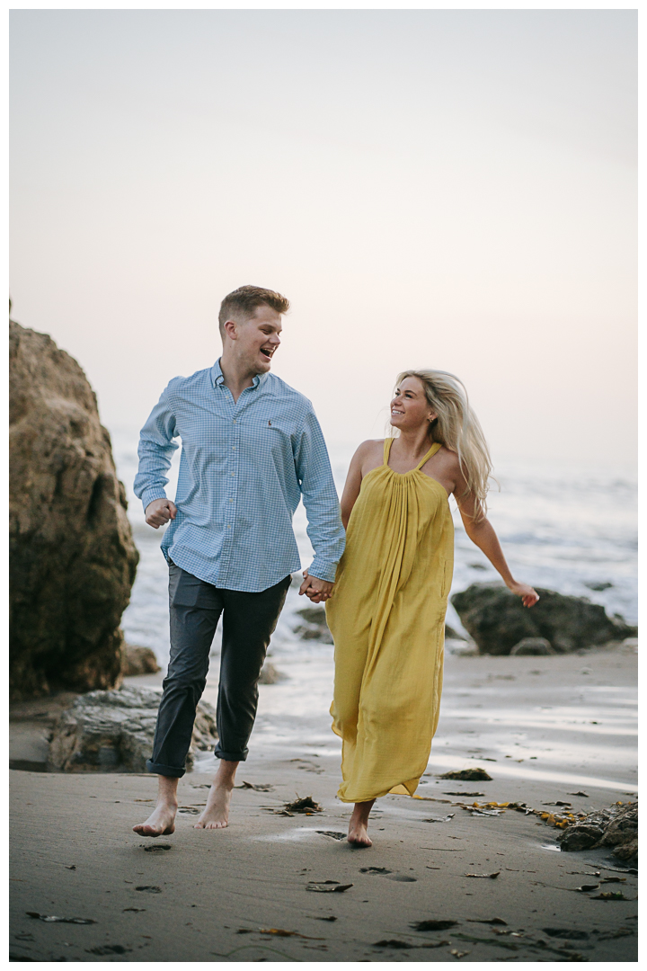 Surprise Proposal at El Matador State Beach in Malibu, Los Angeles, California