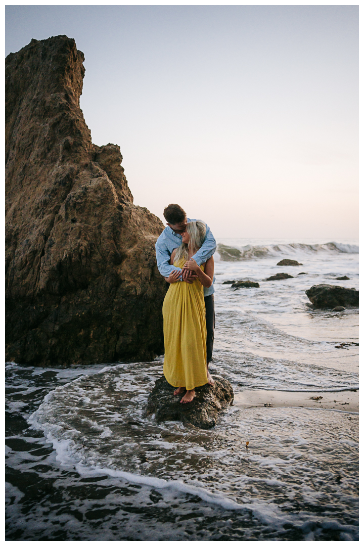 Surprise Proposal at El Matador State Beach in Malibu, Los Angeles, California