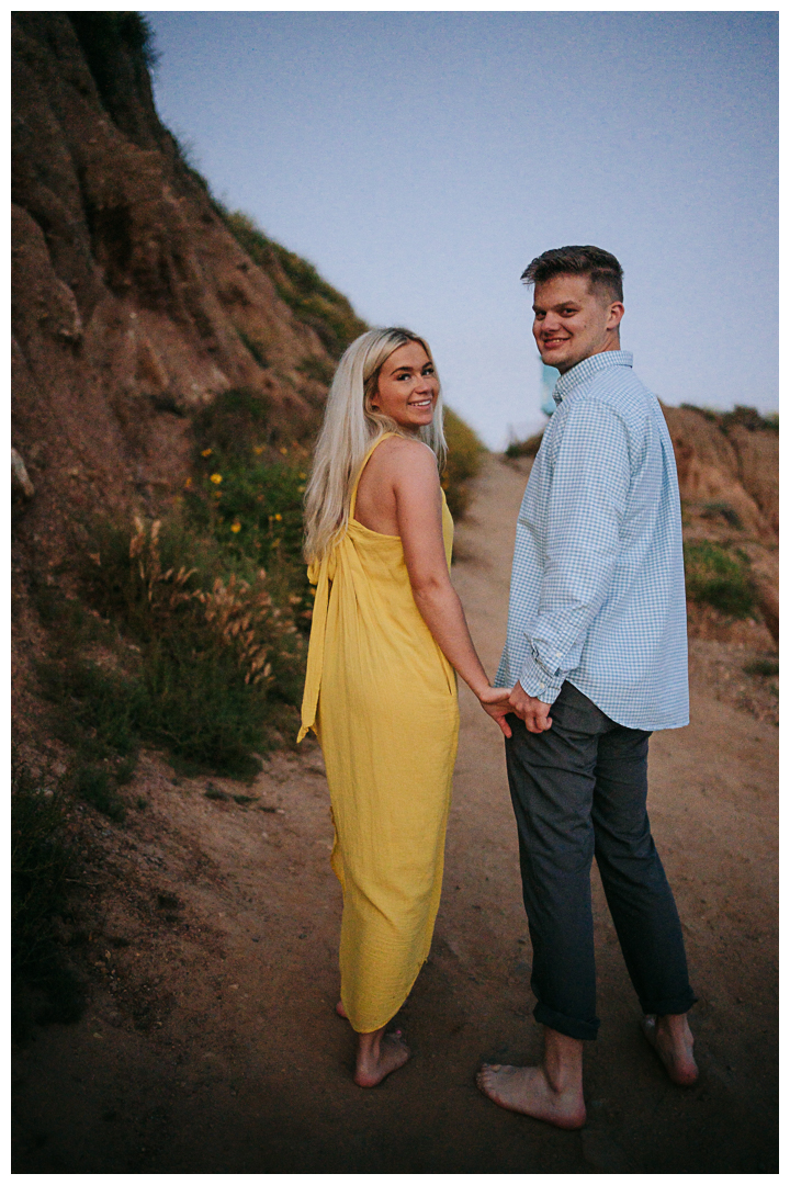 Surprise Proposal at El Matador State Beach in Malibu, Los Angeles, California