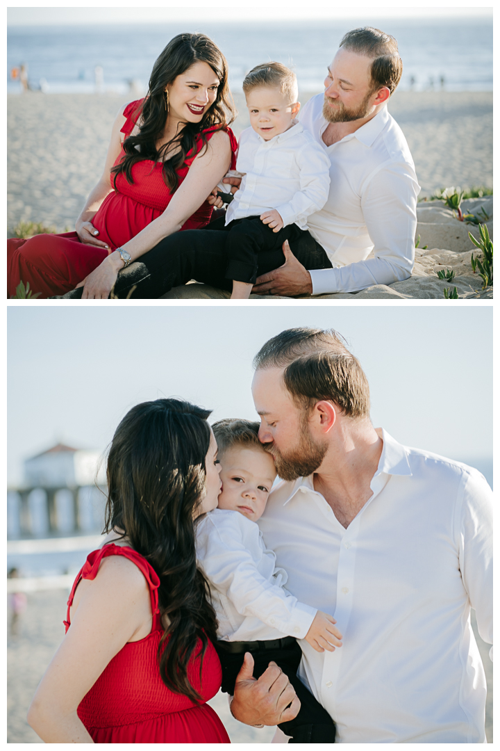 Maternity Family Session at Manhattan Beach, Los Angeles, California