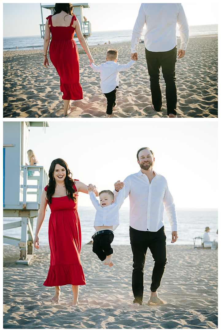 Maternity Family Session at Manhattan Beach, Los Angeles, California