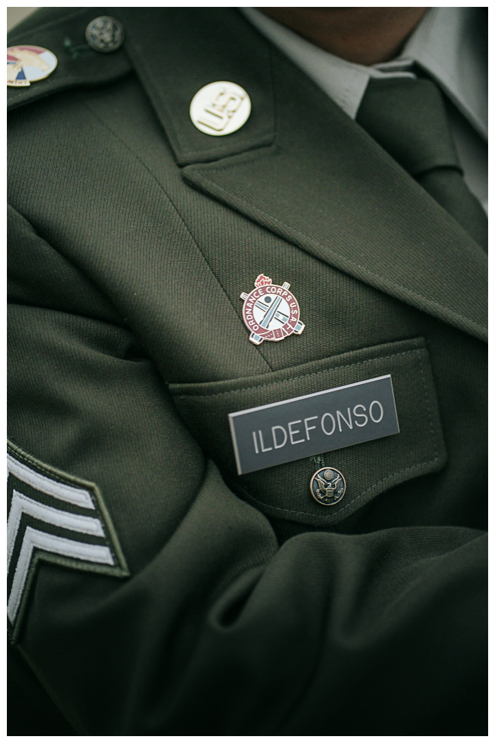 Lifestyle Portraits with AGSU US Army Uniform at Point Vicente Interpretive Center in Palos Verdes, California