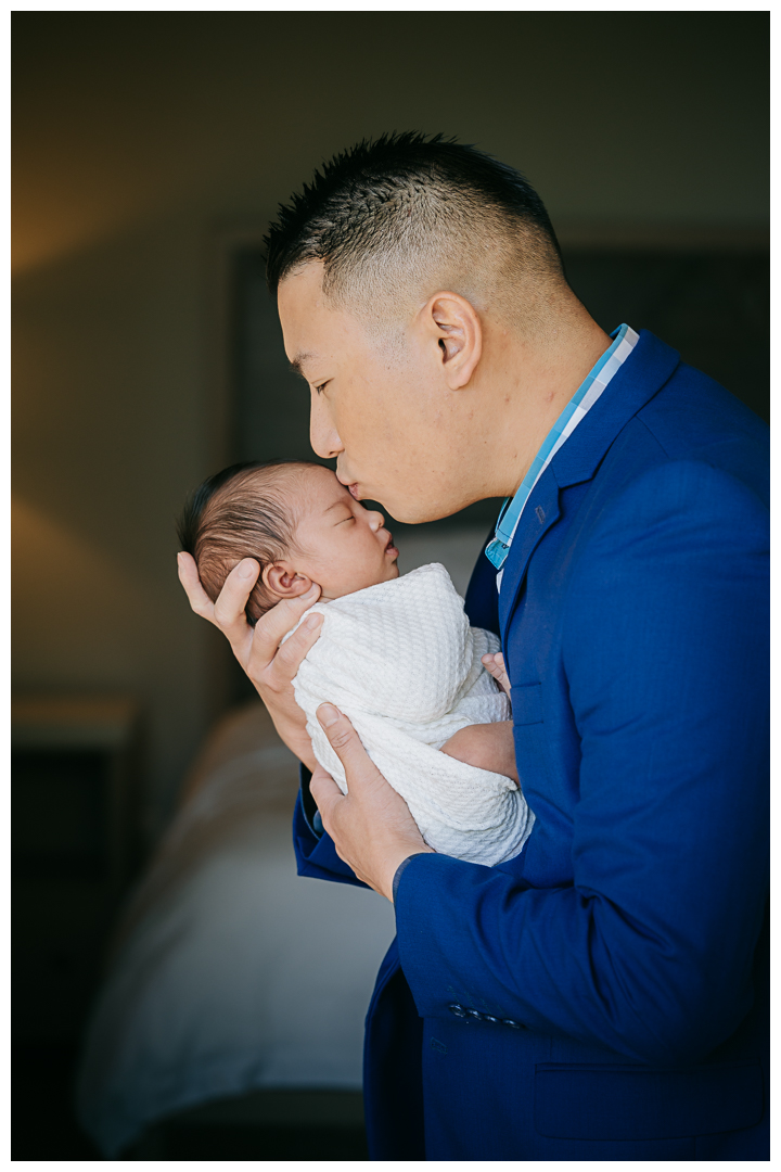 Newborn Family Session at Terranea Resort in Palos Verdes, Los Angeles, California