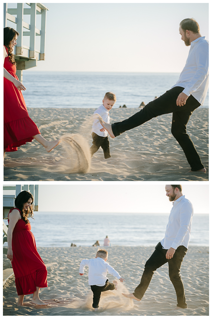 Maternity Family Session at Manhattan Beach, Los Angeles, California