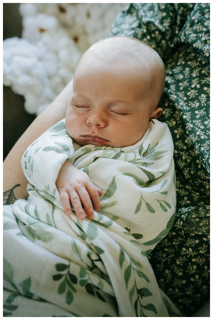 Newborn Family Session at home in Los Angeles, California